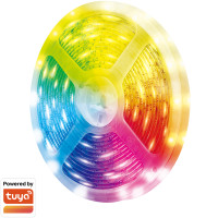 Produktbild för Smart RGB+CCT (RGB + Varm-kallvit) Light-strip 5m WiFi Tuya