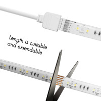 Produktbild för Smart RGB+CCT (RGB + Varm-kallvit) Light-strip 5m WiFi Tuya