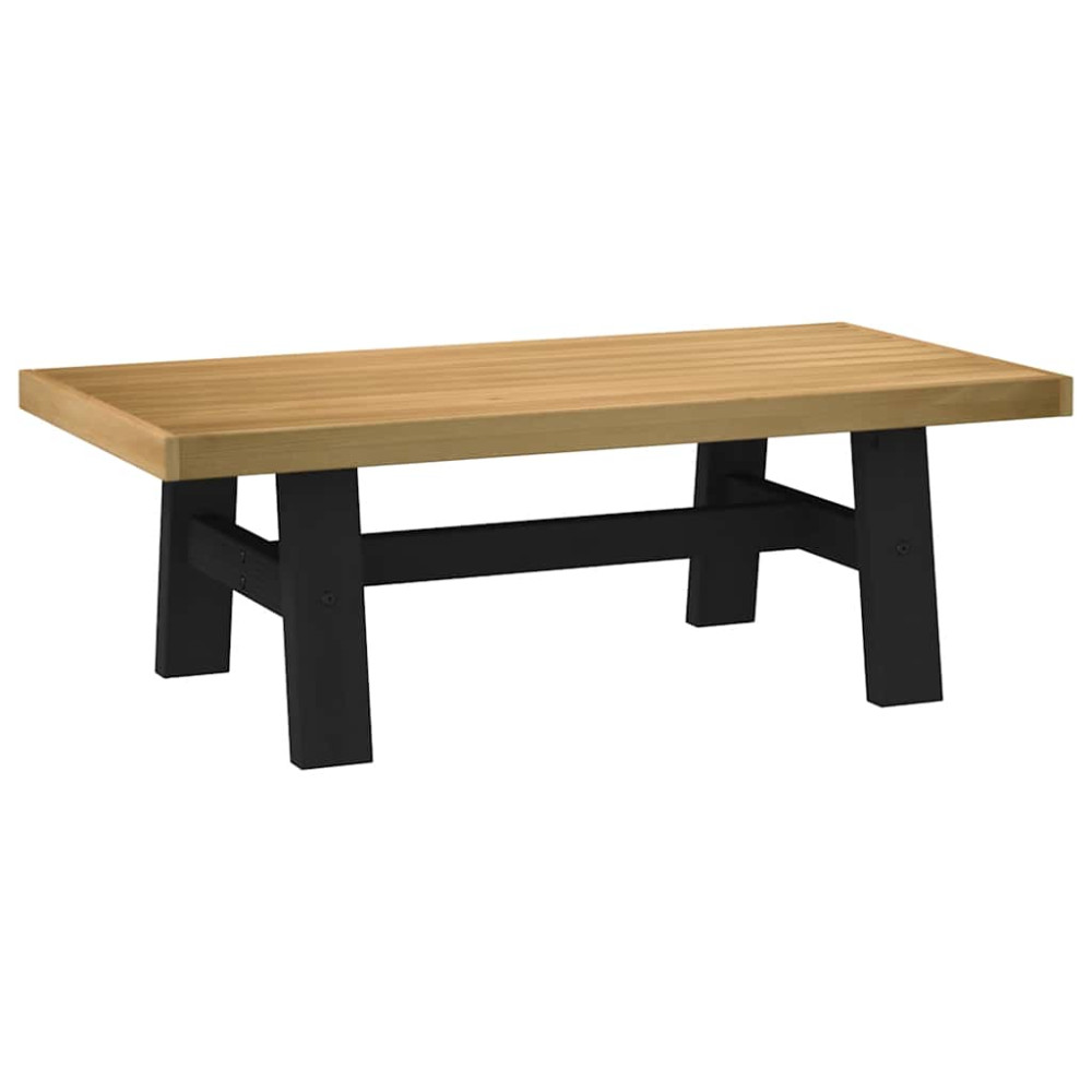 Produktbild för Soffbord NOAIN A-formade ben 120x60x40 cm massiv furu