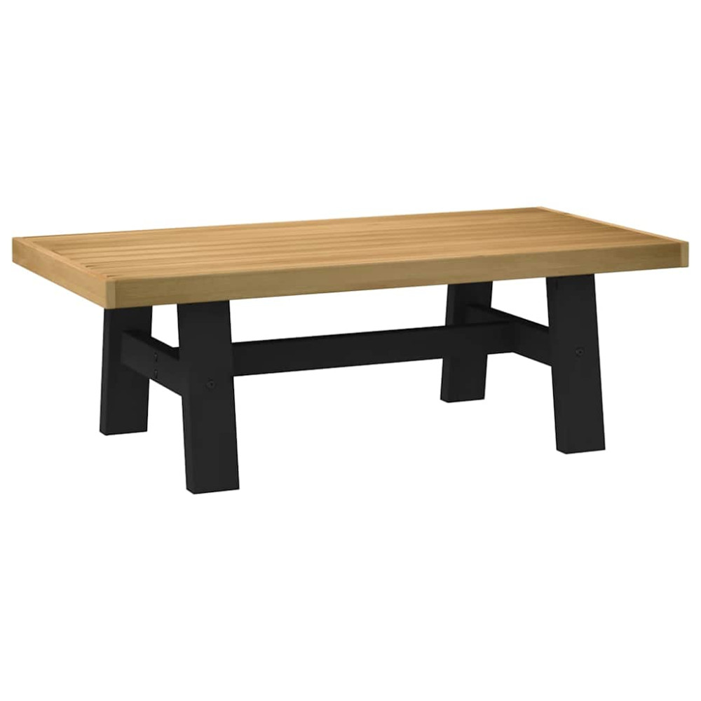 Produktbild för Soffbord NOAIN A-formade ben 120x60x40 cm massiv furu