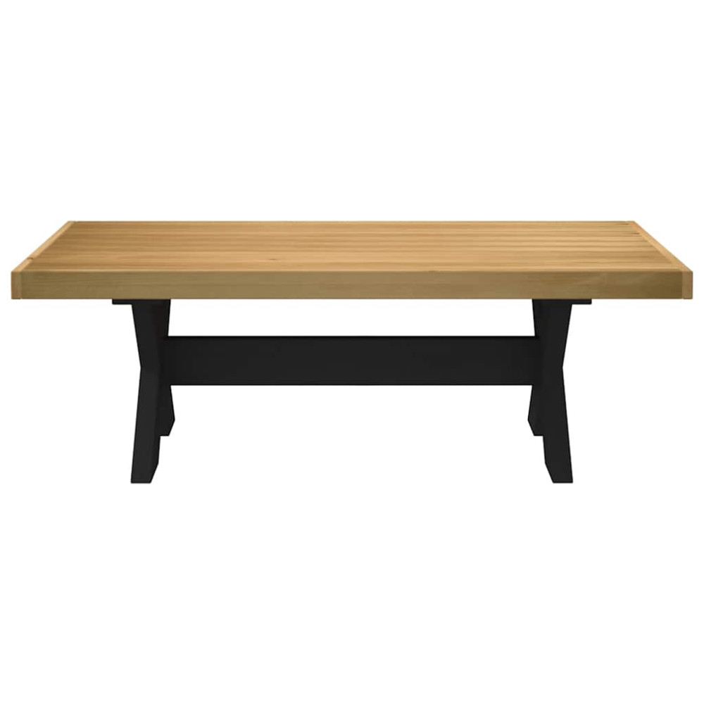 Produktbild för Soffbord NOAIN X-formade ben 120x60x40 cm massiv furu
