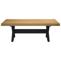 Produktbild för Soffbord NOAIN X-formade ben 120x60x40 cm massiv furu