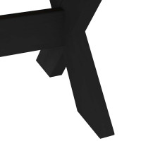 Produktbild för Soffbord NOAIN X-formade ben 120x60x40 cm massiv furu
