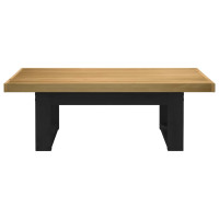 Produktbild för Soffbord NOAIN U-formade ben 120x60x40 cm massiv furu