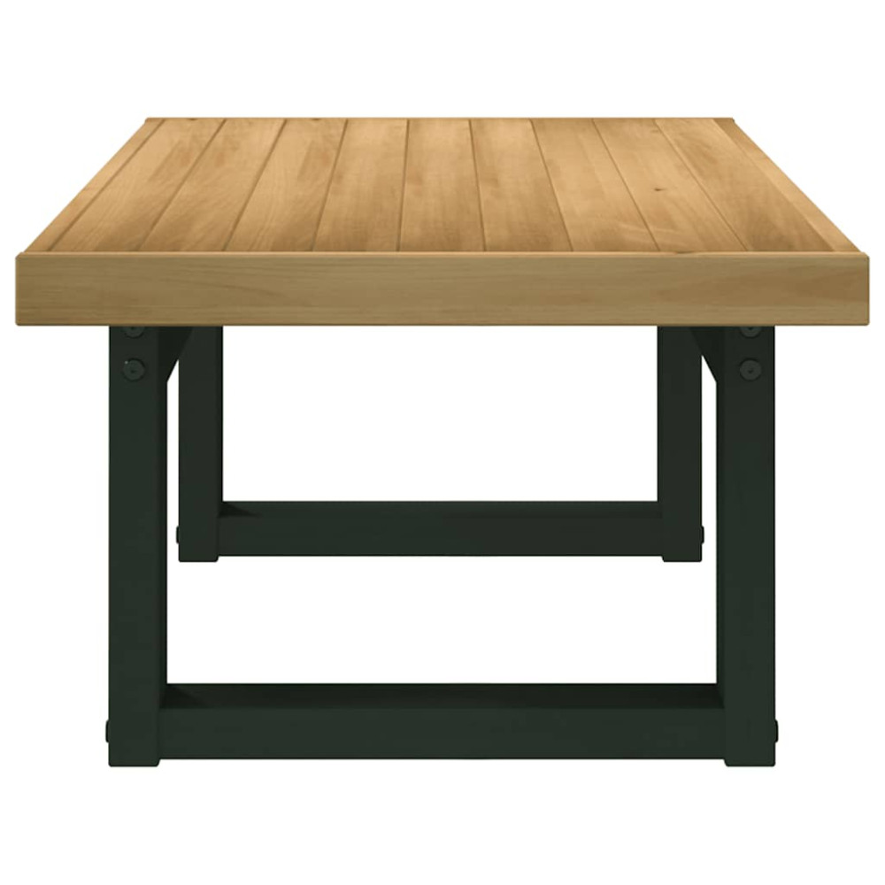 Produktbild för Soffbord NOAIN U-formade ben 120x60x40 cm massiv furu