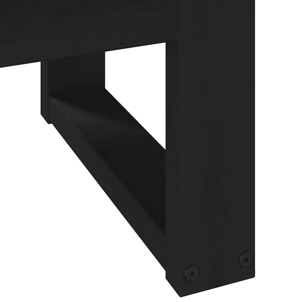 Produktbild för Soffbord NOAIN U-formade ben 120x60x40 cm massiv furu
