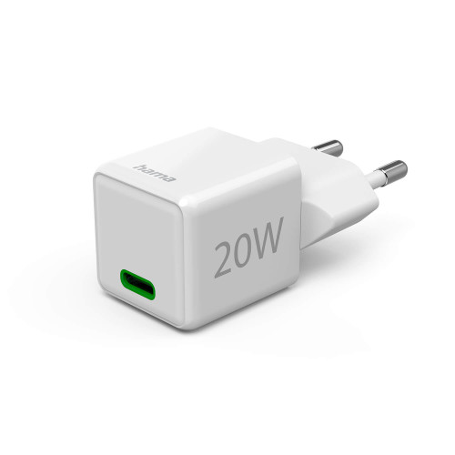 Hama Fast Charger USB-C PD 20W White