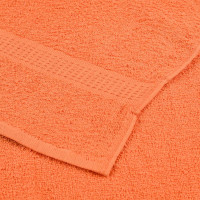 Produktbild för Gästhanddukar 4 st orange 30x50 cm 360 gsm 100% bomull