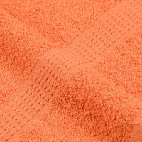 Produktbild för Gästhanddukar 4 st orange 30x50 cm 360 gsm 100% bomull