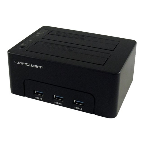 LC Power LC Power LC-DOCK-U3-HUB - HDD dockningsstation - SATA - USB 3.0