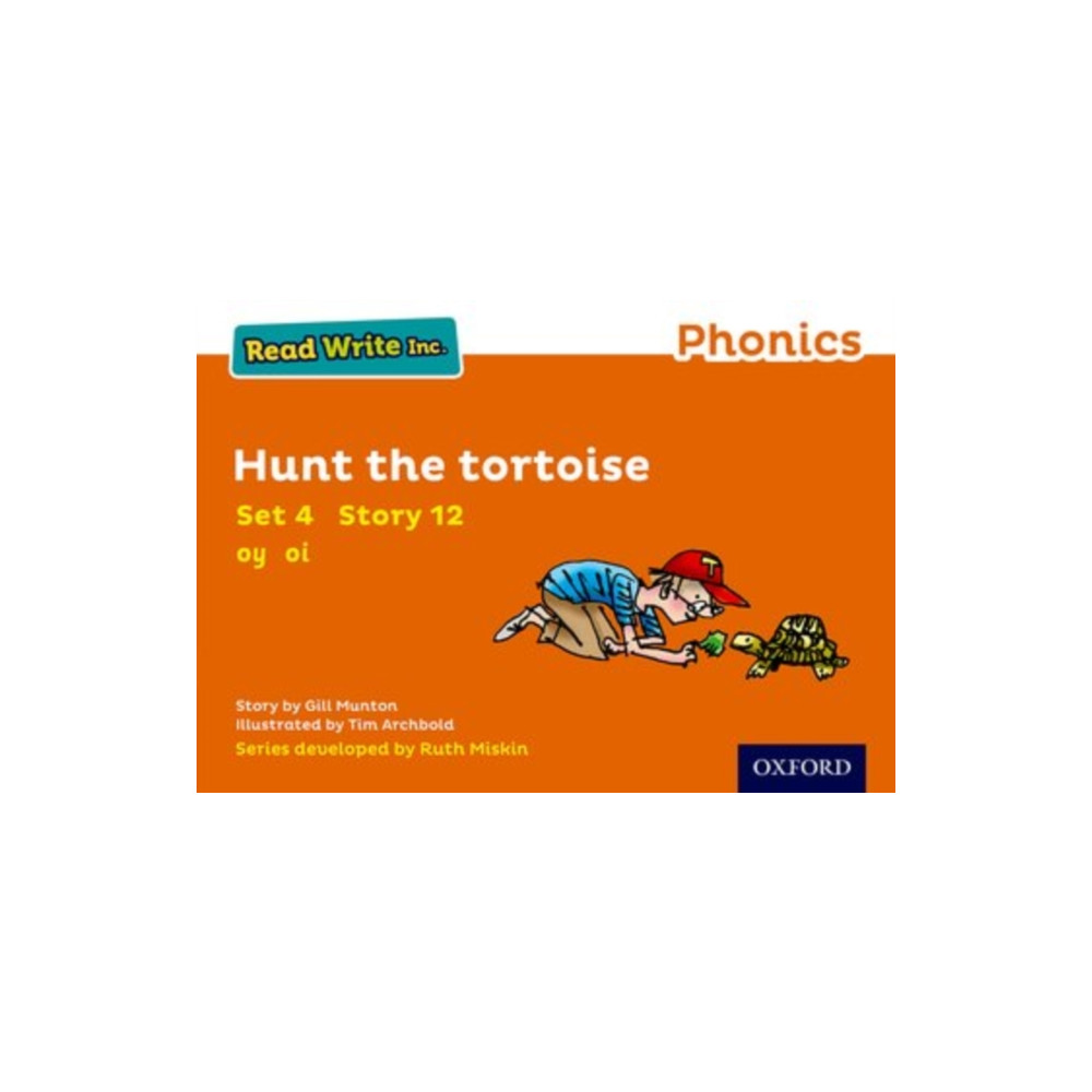 Produktbild för Read Write Inc. Phonics: Hunt the Tortoise (Orange Set 4 Storybook 12) (häftad, eng)