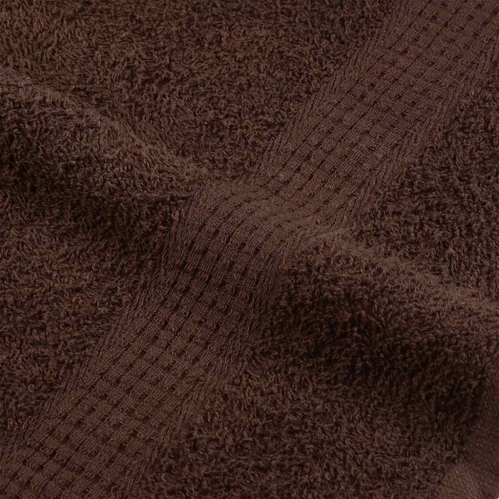 Produktbild för Handdukar FROGN 4 st brun 50x100 cm 360 gsm
