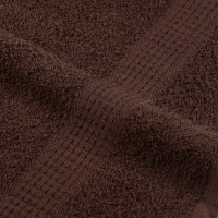Produktbild för Handdukar FROGN 4 st brun 50x100 cm 360 gsm