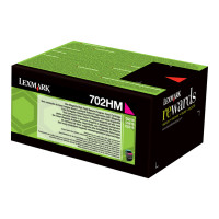 Produktbild för Lexmark 702HM - magenta - original - tonerkassett - LCCP, LRP