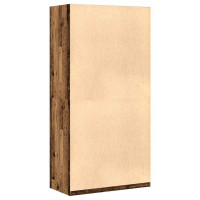 Produktbild för Garderob gammalt trä 100x50x200 cm konstruerat trä