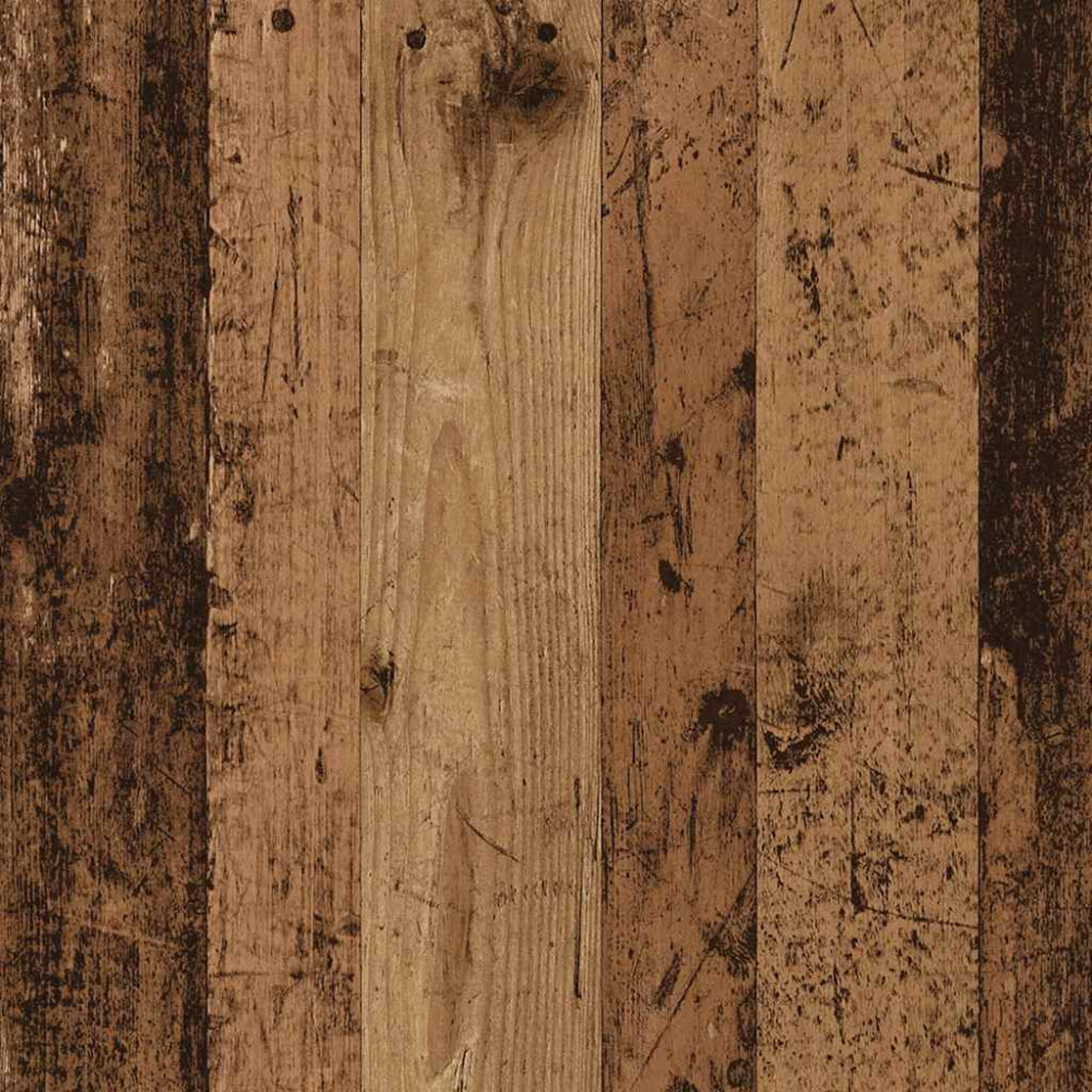 Produktbild för Garderob gammalt trä 100x50x200 cm konstruerat trä