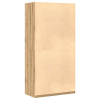 Produktbild för Garderob ek 100x50x200 cm konstruerat trä