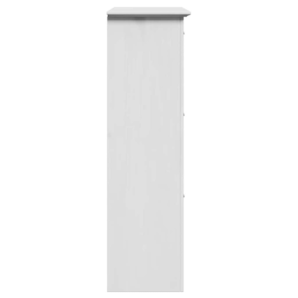 Produktbild för Skohylla BODO vit 80x35x118 cm