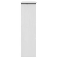 Produktbild för Skohylla BODO vit 80x35x118 cm