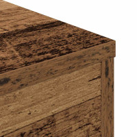 Produktbild för Soffbord åldrat trä 55x55x30 cm konstruerat trä