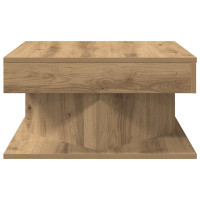 Produktbild för Soffbord artisan ek 55x55x30 cm konstruerat trä