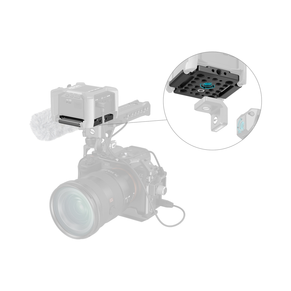Produktbild för SmallRig 4883 Mount Plate for Zoom F3