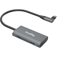 Produktbild för SmallRig 4598 USB-C Hub 4-in-1 PD/USB-C 3.1/USB-C 2.0 with Audio Adapter