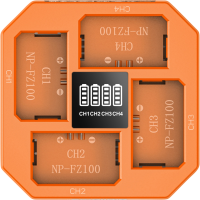 Produktbild för SmallRig 4839 NP-FZ100 4-Channel Camera Battery Charger