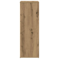 Produktbild för Skohylla artisan ek 54x34x100,5 cm konstruerat trä