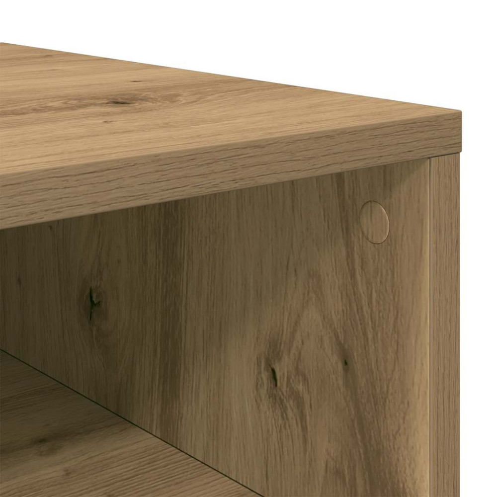 Produktbild för Skohylla artisan ek 54x34x100,5 cm konstruerat trä