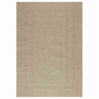 Produktbild för Matta ZIZUR beige 140x200 cm jutelook inomhus och utomhus