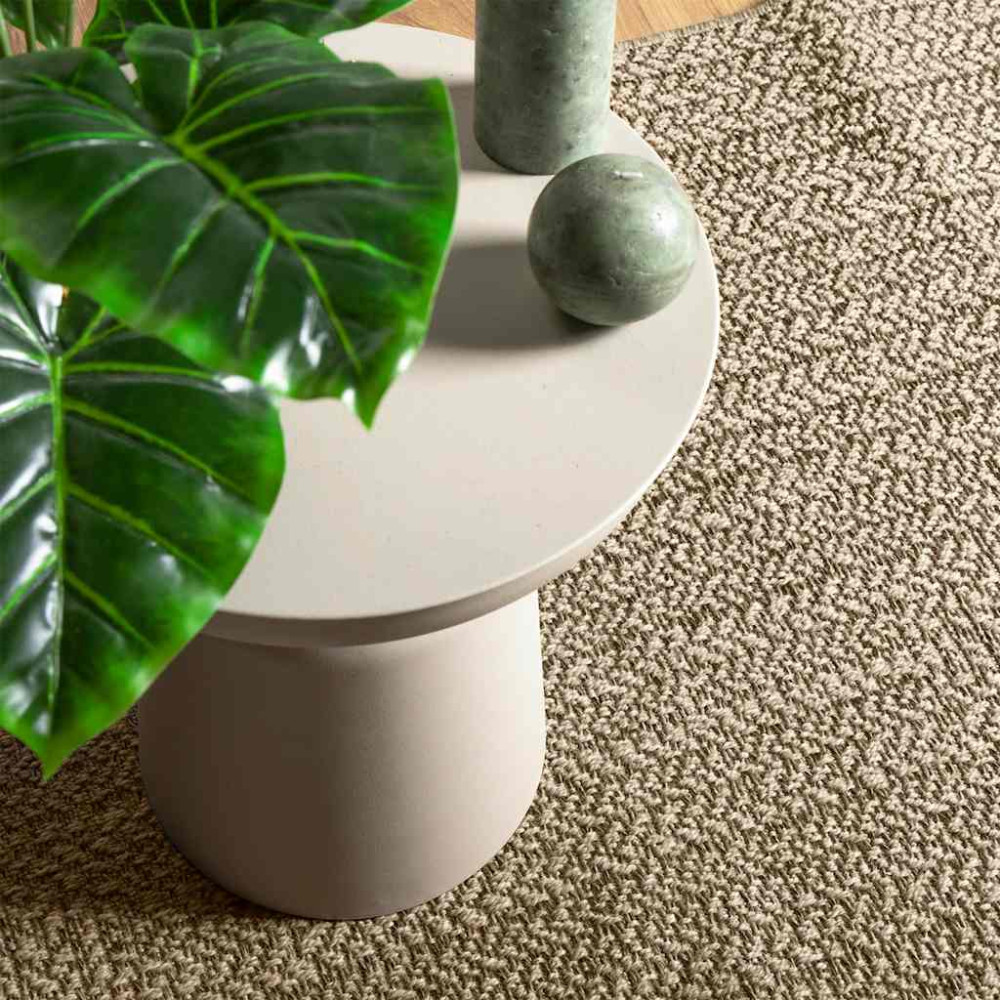 Produktbild för Matta ZIZUR beige 140x200 cm jutelook inomhus och utomhus