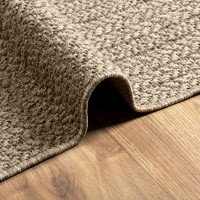 Produktbild för Matta ZIZUR beige 140x200 cm jutelook inomhus och utomhus