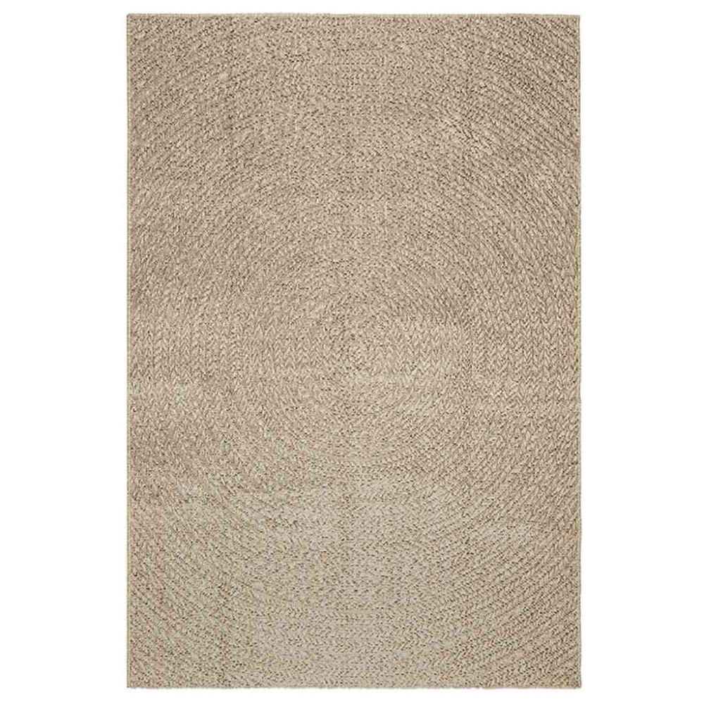 Produktbild för Matta ZIZUR beige 140x200 cm jutelook inomhus och utomhus