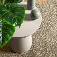 Produktbild för Matta ZIZUR beige 140x200 cm jutelook inomhus och utomhus
