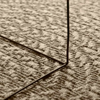 Produktbild för Matta ZIZUR beige 140x200 cm jutelook inomhus och utomhus