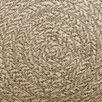 Produktbild för Matta ZIZUR beige 140x200 cm jutelook inomhus och utomhus