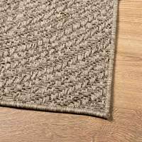 Produktbild för Matta ZIZUR beige 140x200 cm jutelook inomhus och utomhus