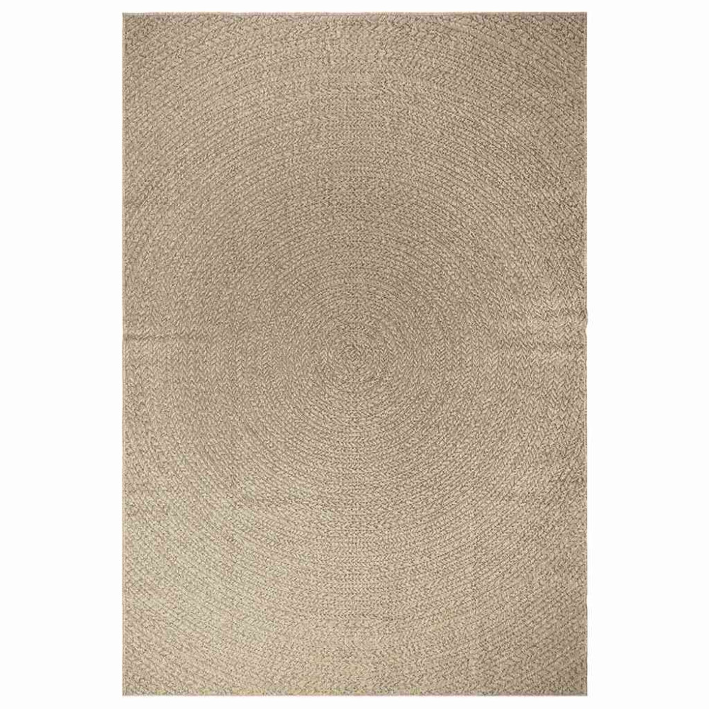 Produktbild för Matta ZIZUR beige 200x290 cm jutelook inomhus och utomhus