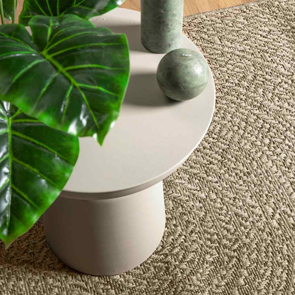 Produktbild för Matta ZIZUR beige 200x290 cm jutelook inomhus och utomhus