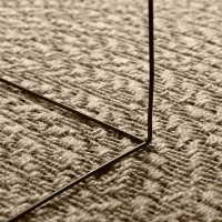 Produktbild för Matta ZIZUR beige 200x290 cm jutelook inomhus och utomhus