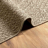 Produktbild för Matta ZIZUR beige 200x290 cm jutelook inomhus och utomhus