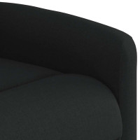 Produktbild för Massagefåtölj svart tyg