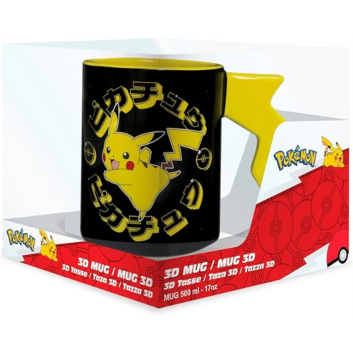 ABYSSE UK Pokemon Pikachu 3D Handle Mug (häftad, eng)