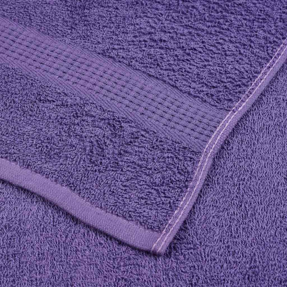Produktbild för Handdukar FROGN 10 st lila 50x100 cm 360 gsm