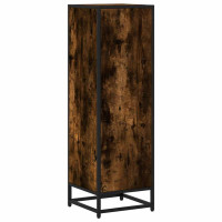 Produktbild för Bokhylla rökfärgad ek 33,5x33x107,5 cm konstruerat trä
