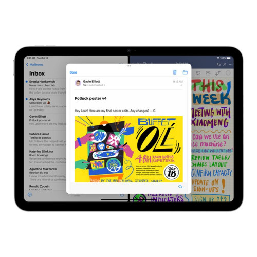 Apple 10.9-inch iPad Wi-Fi + Cellular - 10:e generation - surfplatta - 64 GB - 10.9" - 3G, 4G, 5G