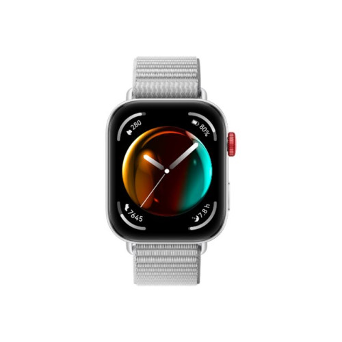 Huawei Technologies Huawei Watch Fit 3 - aluminiumlegering - smart klocka med rem - grå - silver