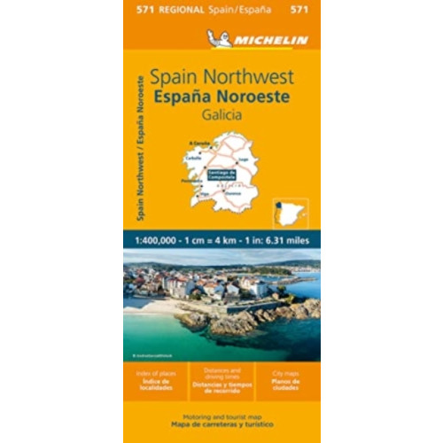 Michelin Editions Des Voyages Galicia - Michelin Regional Map 571