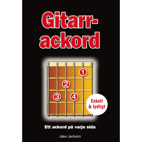 Jake Jackson Gitarrackord : ett ackord på varje sida - enkel & tydlig (bok, spiral)